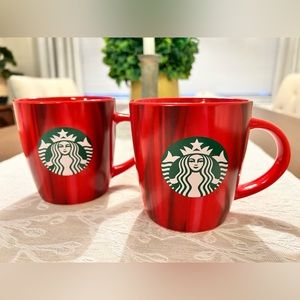Starbucks coffee mugs (pair)